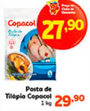 Supermercados Paraná Posta de Tilapia Copacol 1kg oferta