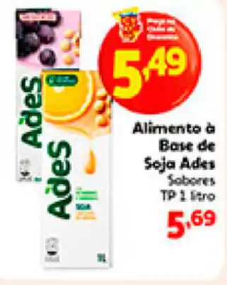 Supermercados Paraná Alimento a Base de Soja Ades 1L oferta