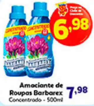 Supermercados Paraná Amaciante de Roupas Barbarex 500ml oferta