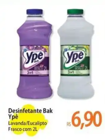 Atacadão Desinfetante Bak Ypê Lavanda/Eucalipto Frasco com 2L oferta