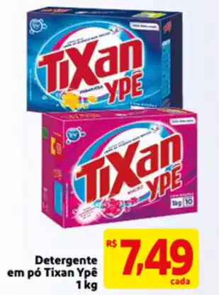 Extra Detergente em po Tixan Ype 1kg oferta