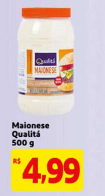 Extra Maionese Qualita 500g oferta