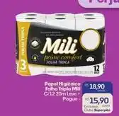 Superpão Mili - papel higiênico folha tripla oferta