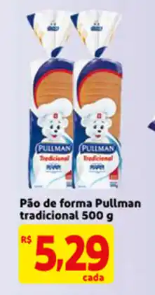 Extra Pao de Forma Pullman tradicional 500g oferta