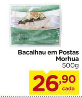 Carrefour Bacalhau em Postas Morhua 500g oferta