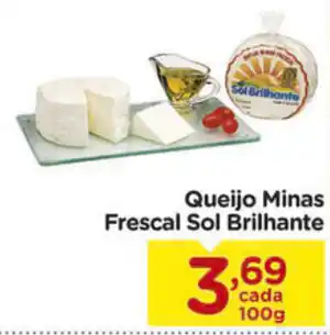 Carrefour Queijo Minas Frescal Sol Brilhante 100g oferta