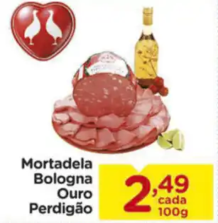 Carrefour Mortadela Bologna ouro Perdigao 100g oferta