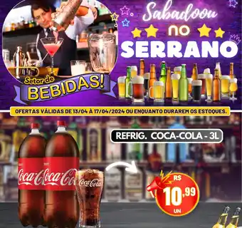 Serrano Supermercado REFRIG. COCA-COLA - 3L oferta