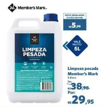 Sam's Club Limpeza pesada Member's Mark 5L oferta