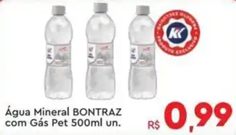 Komprao Atacadista Água Mineral BONTRAZ com Gás Pet 500ml un. oferta