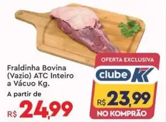 Fraldinha Bovina (Vazio) ATC Inteiro a Vácuo Kg.