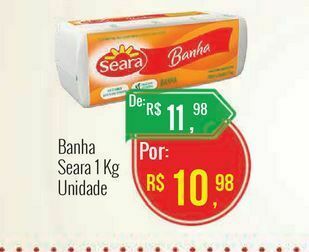 Mart Minas Banha seara oferta