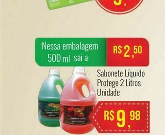 Sabonete liquido protege 2 litros