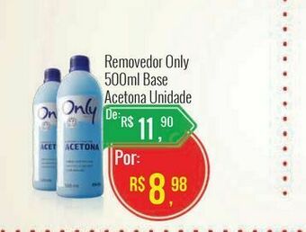 Mart Minas Removedor only 500ml base acetona unidade oferta