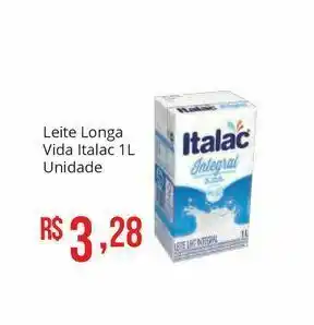 Mart Minas Leite longa vida italac 1 l oferta