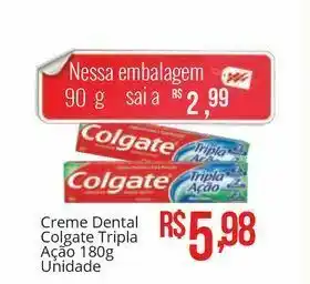 Mart Minas Creme dental colgate 180 gr oferta