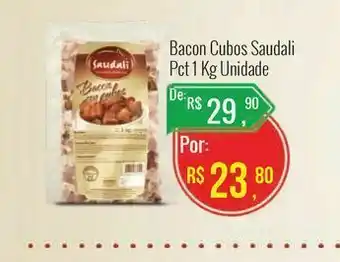Bacon cubos saudali pct 1 kg