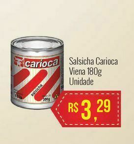 Salsicha carioca viena 180 g