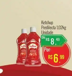 Mart Minas Ketchup predilecta 1,02kg unidade oferta