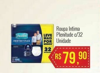 Roupa intima plenitude c/32 unidade