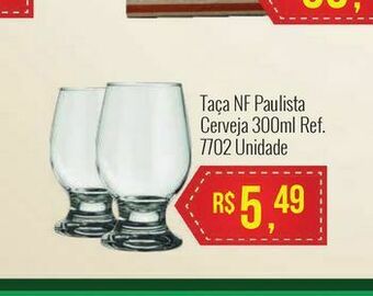 Mart Minas Taça nf paulista cerveja 300ml ref. 7702 unidade oferta
