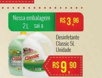 Mart Minas Desinfetante classic 5 l oferta