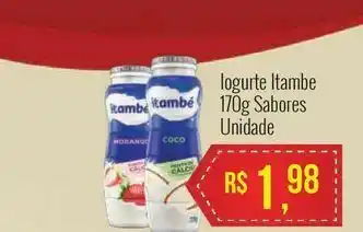 Mart Minas Iogurte líquido itambé 170 gr oferta