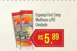 Mart Minas Esponja fort limp multiuso c/10 unidade oferta