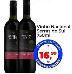 Tonin Superatacado Serras do sul - vinho nacional oferta