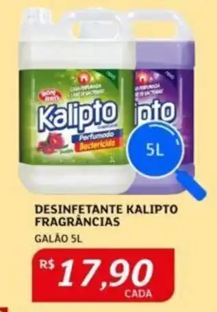 DESINFETANTE KALIPTO FRAGRÂNCIAS GALÃO 5L