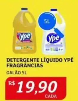 Assaí Atacadista DETERGENTE LÍQUIDO YPE FRAGRANCIAS GALÃO 5L oferta