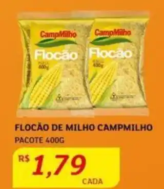 Assaí Atacadista FLOCÃO DE MILHO CAMPMILHO PACOTE 400G oferta