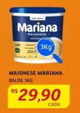 Assaí Atacadista MAIONESE MARIANA BALDE 3KG oferta