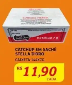 Assaí Atacadista CATCHUP EM SACHE STELLA D'ORO CAIXETA 144X7G oferta