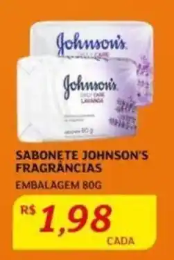 Assaí Atacadista SABONETE JOHNSON'S FRAGRANCIAS EMBALAGEM 80G oferta