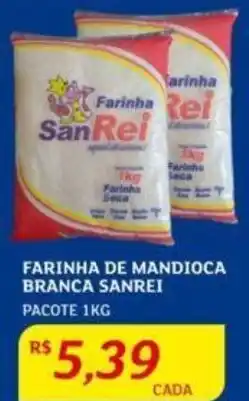 Assaí Atacadista FARINHA DE MANDIOCA BRANCA SANREI PACOTE 1KG oferta