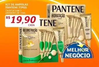 Assaí Atacadista KIT DE AMPOLAS PANTENE TIPOS CAIXETA COM 3 UNIDADES DE 15ML oferta