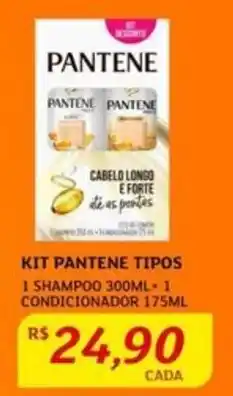 Assaí Atacadista KIT PANTENE TIPOS 1 SHAMPOO 300ML+ 1 CONDICIONADOR 175ML oferta