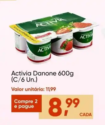 Imec Supermercados Activia Danone 600g (c/6 un.) oferta