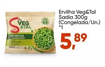 Imec Supermercados Ervilha Veg&Tal Sadia 300g (congelada/un.) *1 oferta
