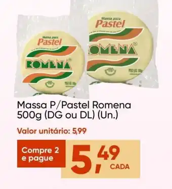 Imec Supermercados Massa P/Pastel Romena 500g (DG ou DL) (un.) oferta
