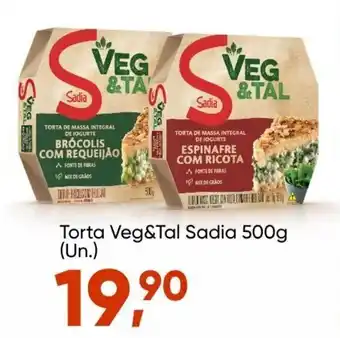 Imec Supermercados Torta Veg&Tal Sadia 500g (un.) oferta