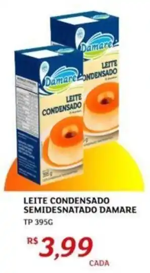 Assaí Atacadista LEITE CONDENSADO SEMIDESNATADO DAMARE TP 395G oferta