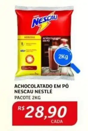 Assaí Atacadista ACHOCOLATADO EM PÓ NESCAU NESTLÉ PACOTE 2KG oferta