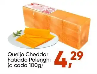 Imec Supermercados Queijo Cheddar Polenghi Fatiado 100g oferta