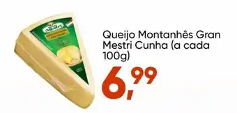 Queijo Montanhes Gran Mestri Cunha (a cada 100g)