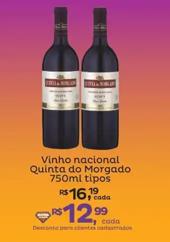 Super Lagoa Vinho nacional Quinta do Morgado 750ml tipos oferta