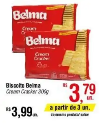 Fort Atacadista Biscoito Belma Cream Cracker 300g oferta