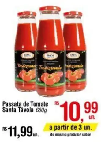 Fort Atacadista Passata de Tomate RS, Santa Távola 680g oferta