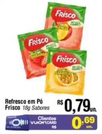 Fort Atacadista Refresco em Pó Frisco 18g Sabores oferta